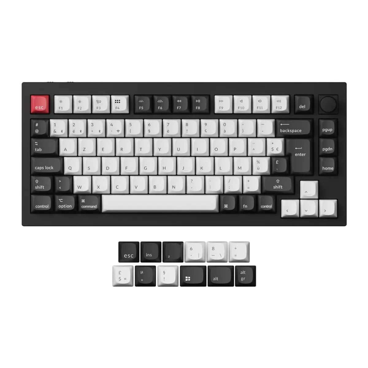 Keychron Q1 HE AZERTY sans fil magnétique 75%